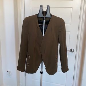 Zara Olive Green Blazer Size M